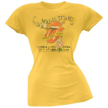 Authentic ROLLING STONES US Tour 78 Girl Juniors Tee T-Shirt S M L XL 2XL NEW 